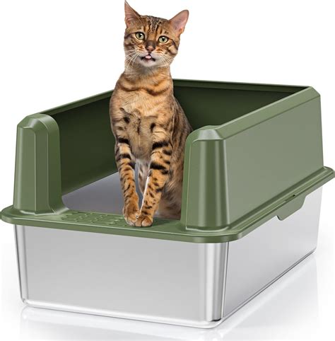 plastic vs metal litter box|Stainless Steel Litter Boxes: Are They B.